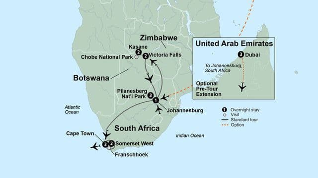 South Africa, Botswana and Victoria Falls (Group 2)