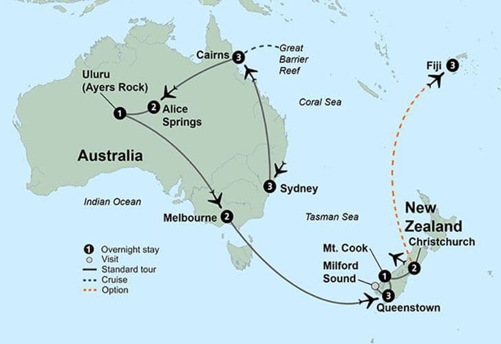 Australia's Outback to New Zealand's South Island (Extended)