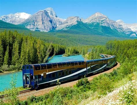 Canadian Rockies Featuring the Rocky Mountaineer Train Eastbound